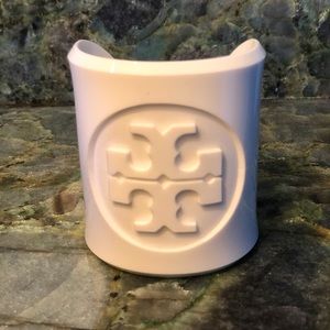 Tori Burch White Lucite Arm Cuff